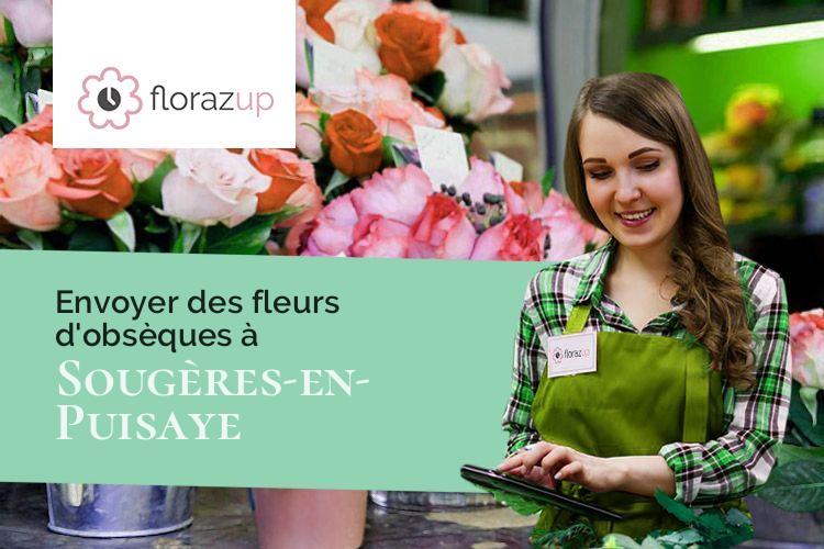 couronnes florales pour des obsèques à Sougères-en-Puisaye (Yonne/89520)