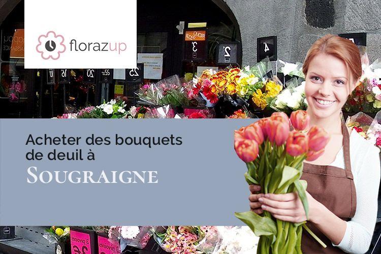 fleurs deuil pour un enterrement à Sougraigne (Aude/11190)