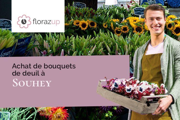 coupes de fleurs pour un décès à Souhey (Côte-d'Or/21140)