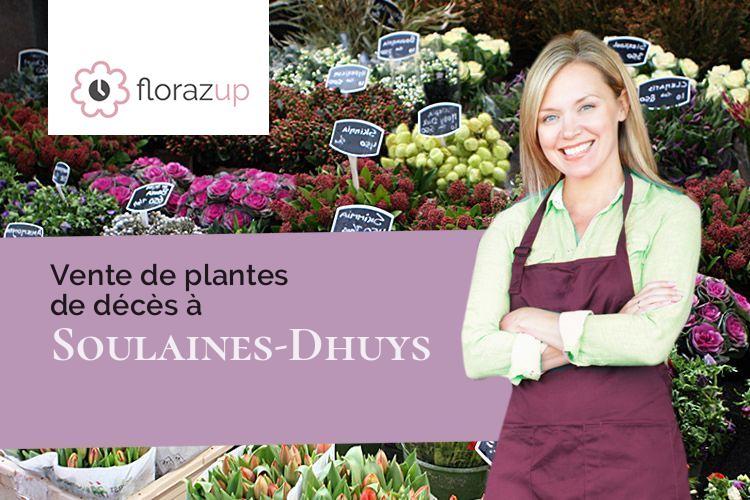 fleurs deuil pour une crémation à Soulaines-Dhuys (Aube/10200)