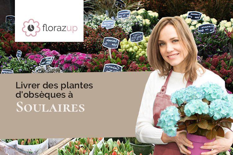 créations florales pour des funérailles à Soulaires (Eure-et-Loir/28130)