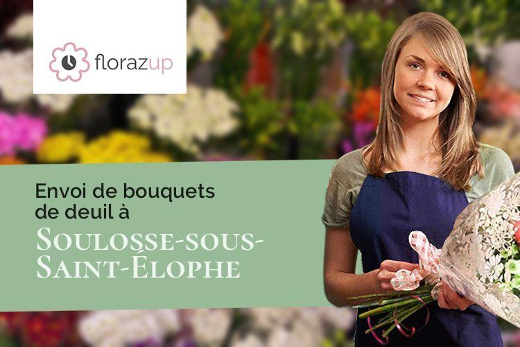 couronnes de fleurs pour un décès à Soulosse-sous-Saint-Élophe (Vosges/88630)