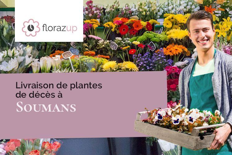 créations de fleurs pour des obsèques à Soumans (Creuse/23600)