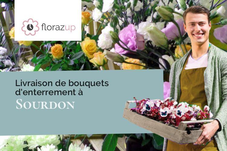 coeurs de fleurs pour un deuil à Sourdon (Somme/80250)