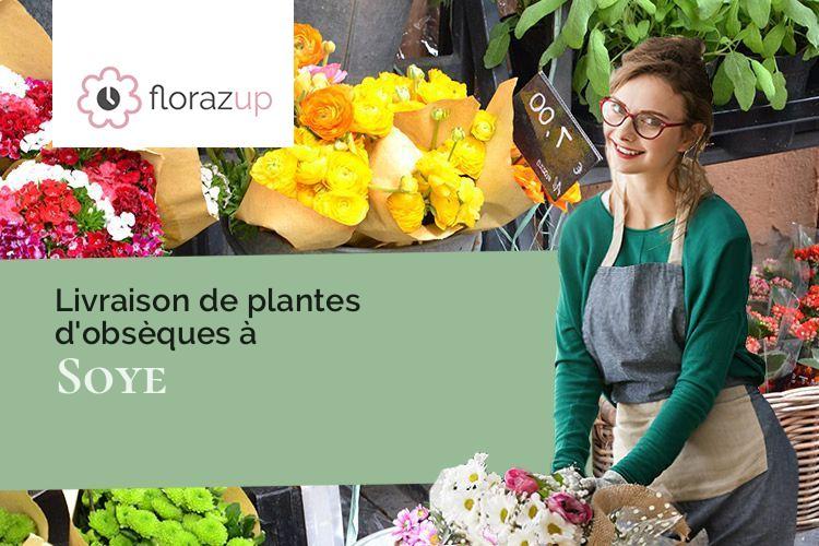 couronnes de fleurs pour des obsèques à Soye (Doubs/25250)