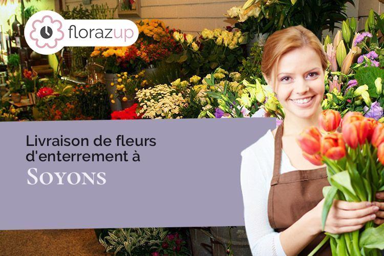 compositions de fleurs pour un deuil à Soyons (Ardèche/07130)