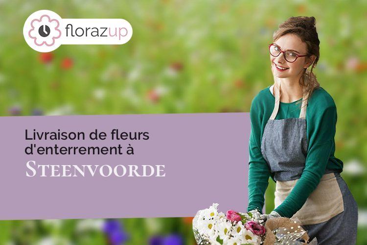 gerbes de fleurs pour une crémation à Steenvoorde (Nord/59114)