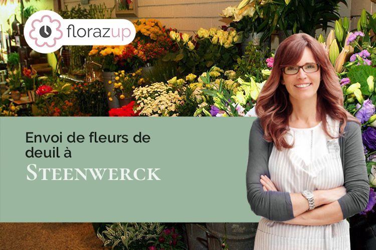 coupes de fleurs pour des funérailles à Steenwerck (Nord/59181)