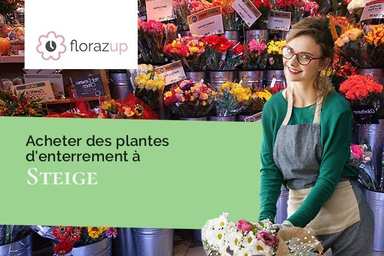 créations de fleurs pour un décès à Steige (Bas-Rhin/67220)