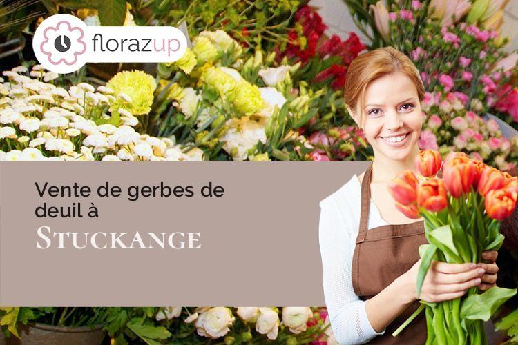 compositions florales pour un décès à Stuckange (Moselle/57110)