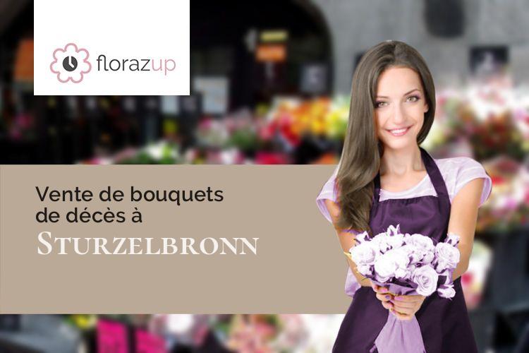 coupes de fleurs pour un enterrement à Sturzelbronn (Moselle/57230)