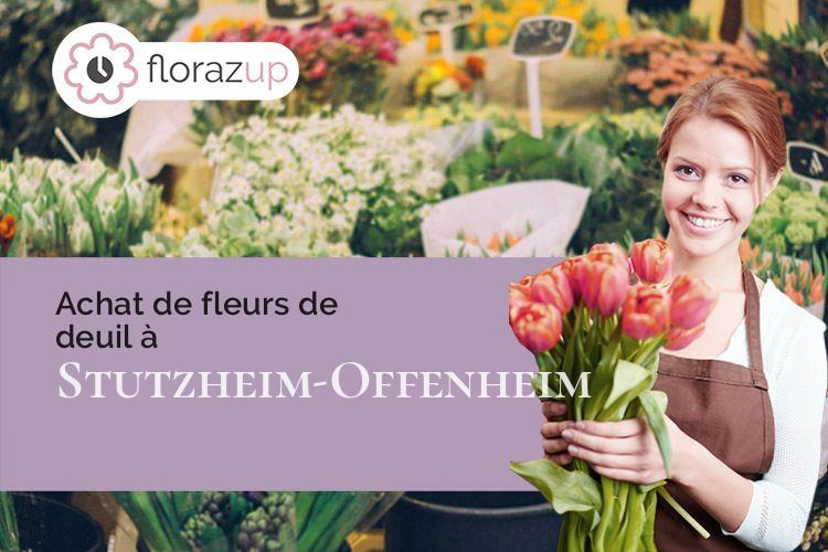 compositions florales pour des obsèques à Stutzheim-Offenheim (Bas-Rhin/67370)