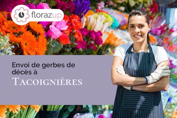 coeur de fleurs pour un enterrement à Tacoignières (Yvelines/78910)