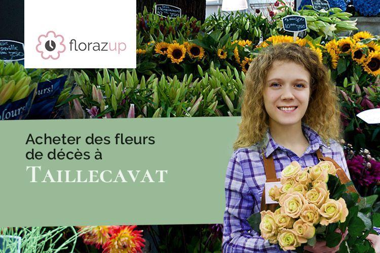 fleurs deuil pour un enterrement à Taillecavat (Gironde/33580)