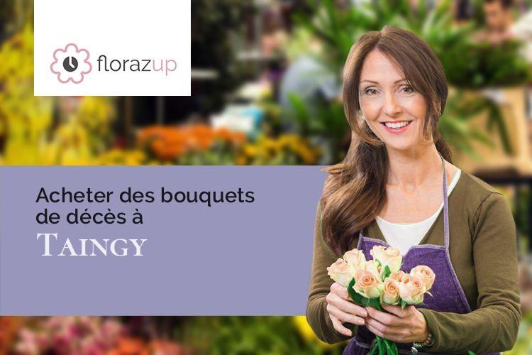 compositions florales pour un enterrement à Taingy (Yonne/89560)