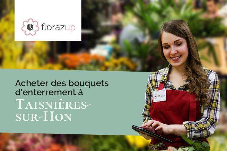 fleurs deuil pour une crémation à Taisnières-sur-Hon (Nord/59570)