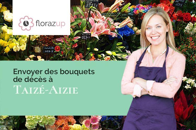 coeurs de fleurs pour un décès à Taizé-Aizie (Charente/16700)