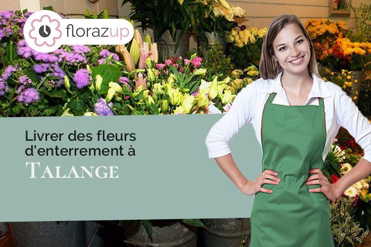 créations florales pour des obsèques à Talange (Moselle/57525)