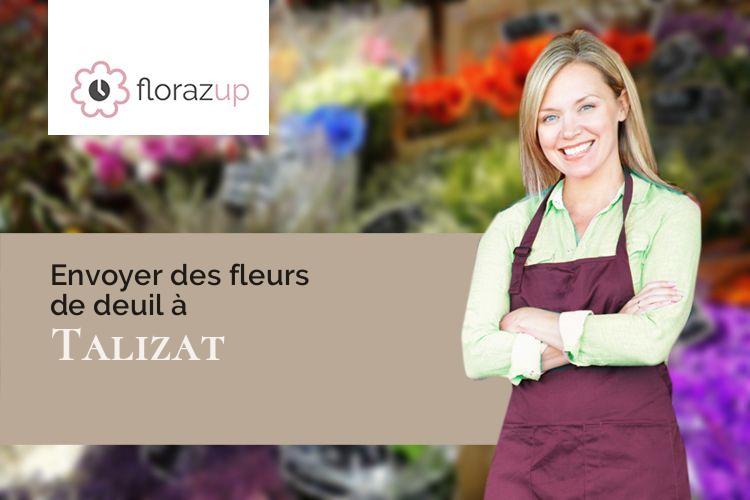 couronnes florales pour une crémation à Talizat (Cantal/15170)