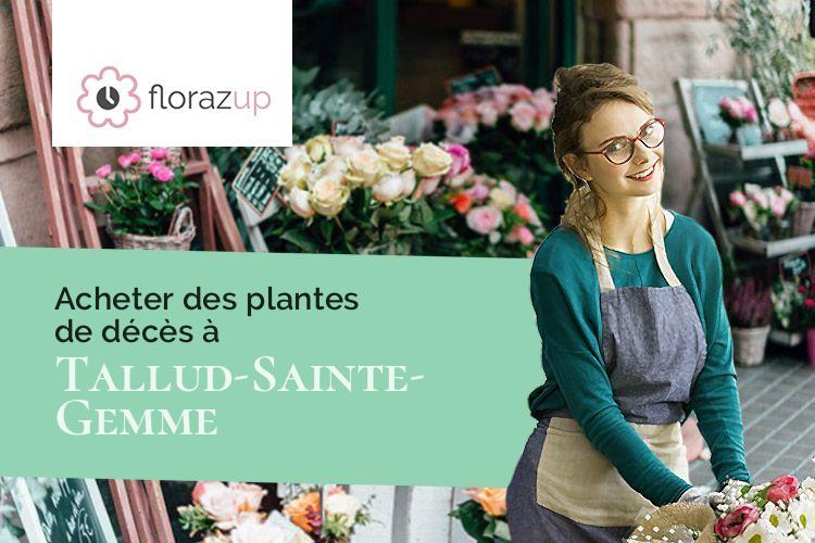 compositions florales pour une crémation à Tallud-Sainte-Gemme (Vendée/85390)