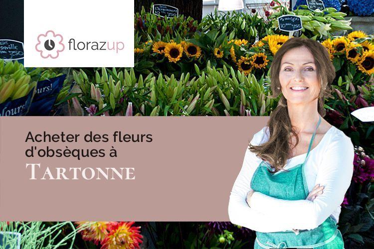 gerbes de fleurs pour des obsèques à Tartonne (Alpes-de-Haute-Provence/04330)