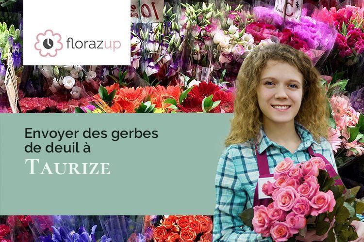 compositions de fleurs pour des obsèques à Taurize (Aude/11220)