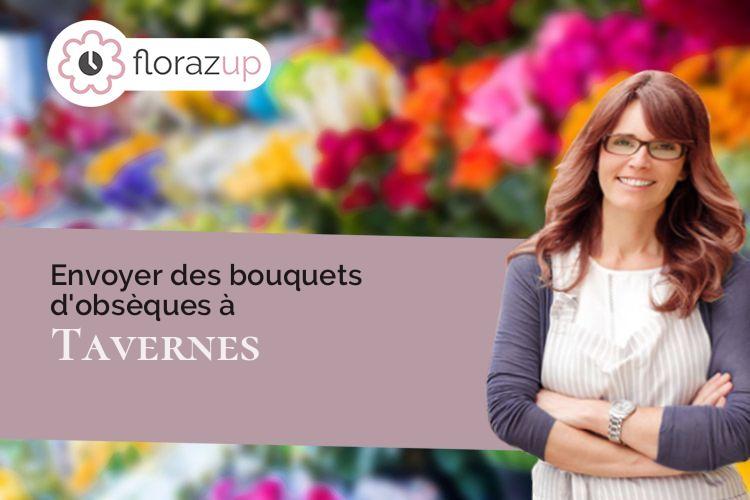 compositions florales pour un deuil à Tavernes (Var/83670)