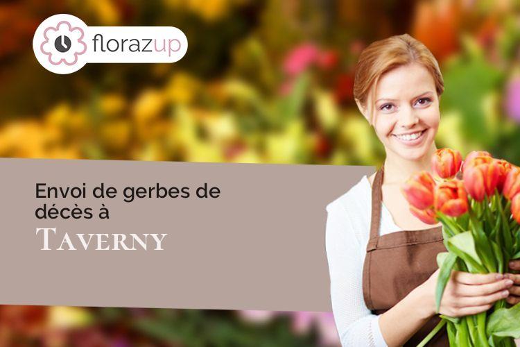 fleurs deuil pour un deuil à Taverny (Val-d'Oise/95150)