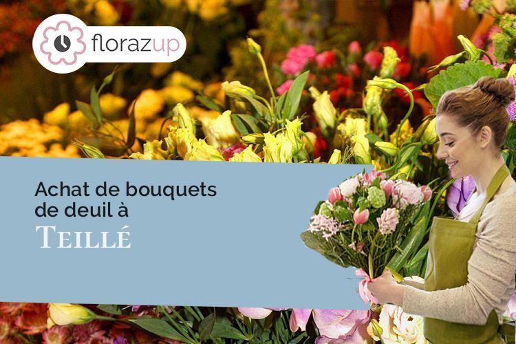 bouquets de fleurs pour un deuil à Teillé (Loire-Atlantique/44440)