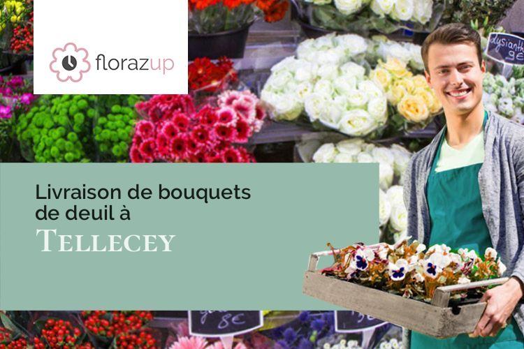 coeurs de fleurs pour une crémation à Tellecey (Côte-d'Or/21270)