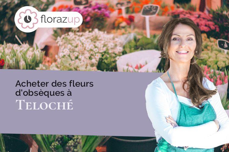 gerbes de fleurs pour une crémation à Teloché (Sarthe/72220)