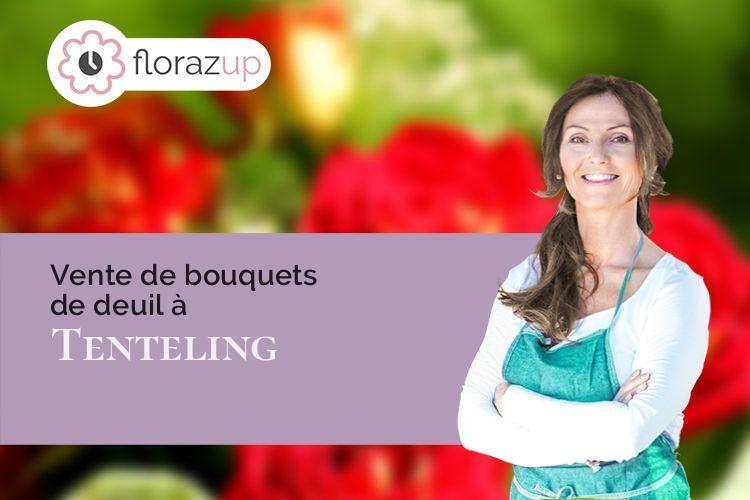 bouquets de fleurs pour un enterrement à Tenteling (Moselle/57980)