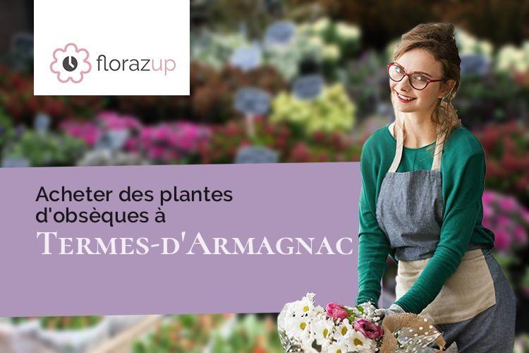 gerbes de fleurs pour un décès à Termes-d'Armagnac (Gers/32400)
