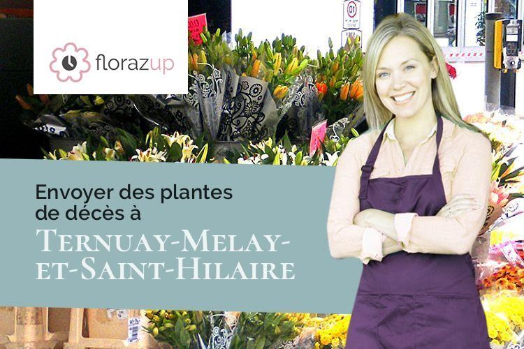 créations florales pour un enterrement à Ternuay-Melay-et-Saint-Hilaire (Haute-Saône/70270)