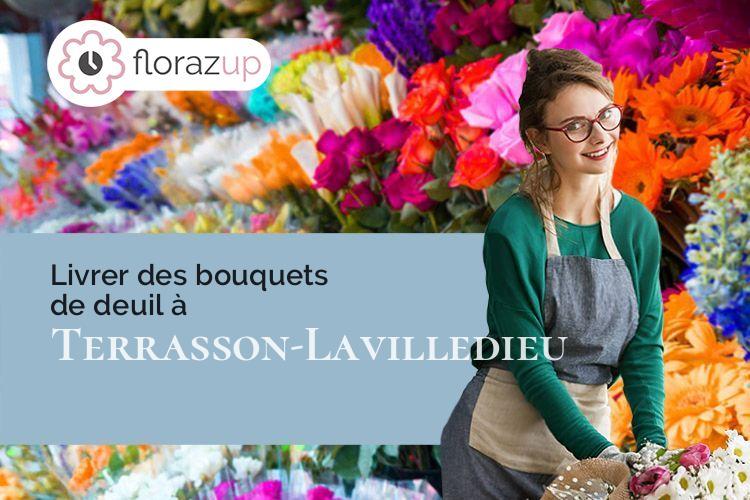 bouquets de fleurs pour des funérailles à Terrasson-Lavilledieu (Dordogne/24120)