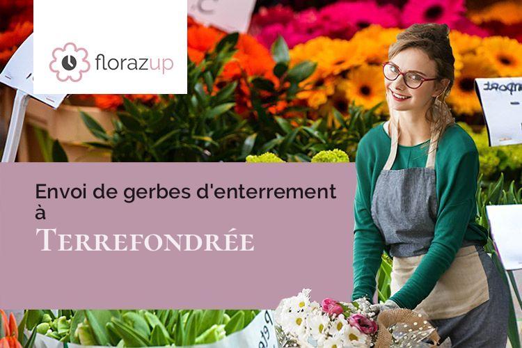 couronnes florales pour des obsèques à Terrefondrée (Côte-d'Or/21290)