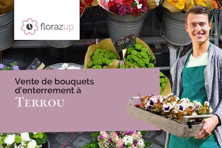 couronnes de fleurs pour une crémation à Terrou (Lot/46120)