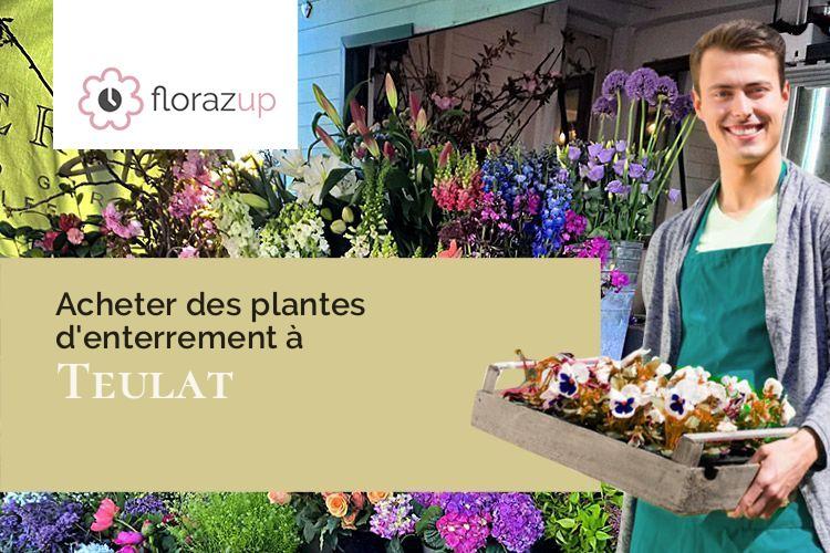 créations florales pour un enterrement à Teulat (Tarn/81500)