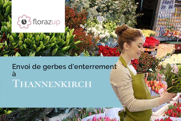 couronnes de fleurs pour un décès à Thannenkirch (Haut-Rhin/68590)