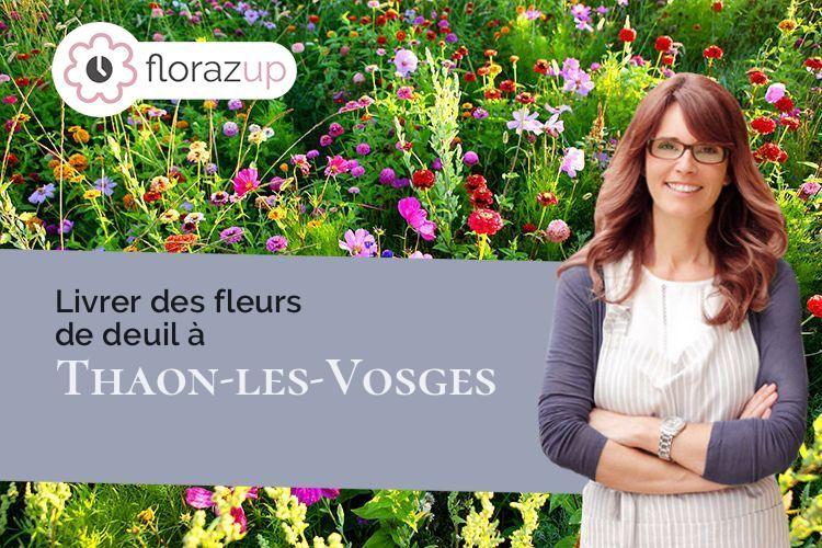 créations florales pour un décès à Thaon-les-Vosges (Vosges/88150)