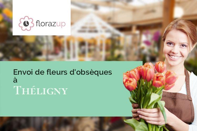 créations florales pour des obsèques à Théligny (Sarthe/72320)