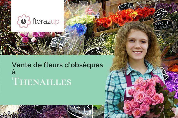 créations florales pour un enterrement à Thenailles (Aisne/02140)