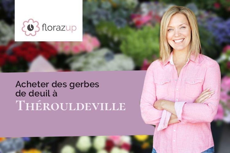 coeurs de fleurs pour une crémation à Thérouldeville (Seine-Maritime/76540)