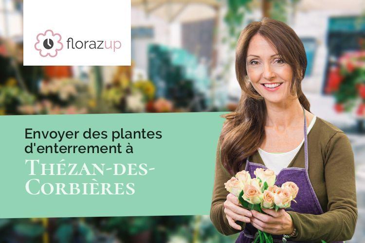 bouquets de fleurs pour des obsèques à Thézan-des-Corbières (Aude/11200)