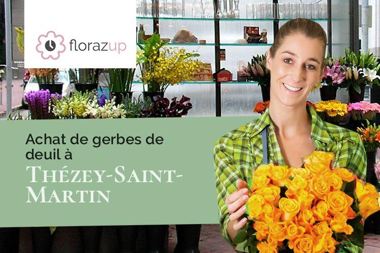 coupes de fleurs pour un enterrement à Thézey-Saint-Martin (Meurthe-et-Moselle/54610)