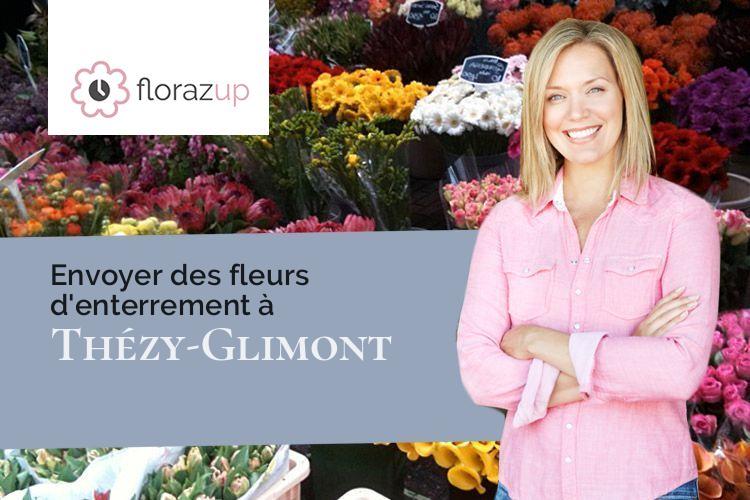 couronnes florales pour une crémation à Thézy-Glimont (Somme/80110)