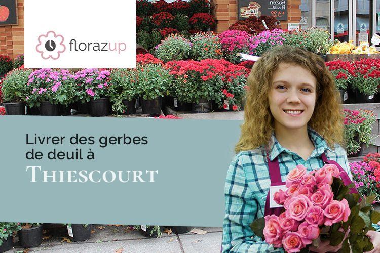 compositions florales pour des obsèques à Thiescourt (Oise/60310)