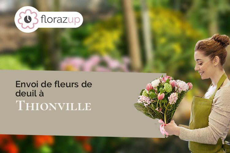 créations florales pour un enterrement à Thionville (Moselle/57100)