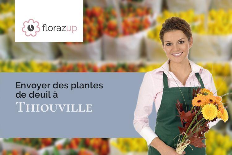 gerbes de fleurs pour des funérailles à Thiouville (Seine-Maritime/76450)