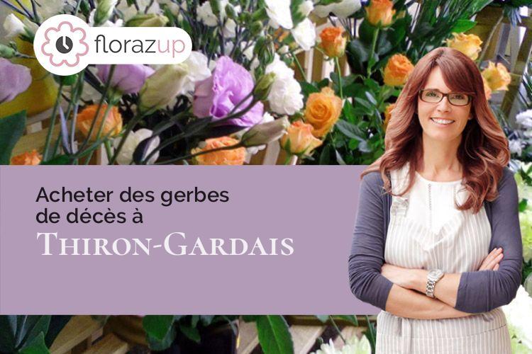 bouquets de fleurs pour un décès à Thiron-Gardais (Eure-et-Loir/28480)